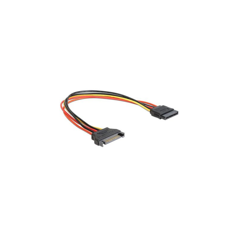 Delock 60131 Power SATA 15 Pin male > SATA 15 Pin female 30 cm